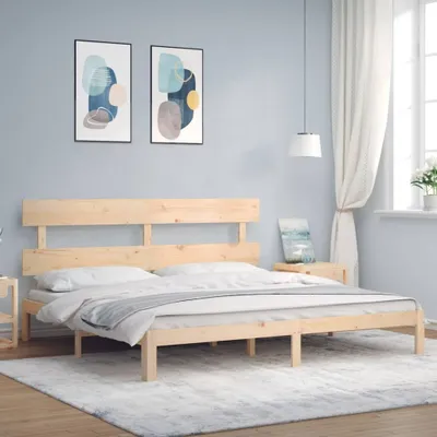 Obrázek produktu pro Maison Exclusive - Rám postele s čelem Super King Size masivní dřevo