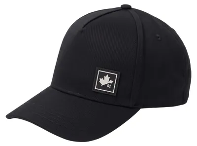 Productafbeelding van Dsquared2 D2 Leaf baseballpet, katoen, zwart