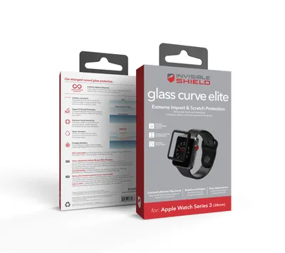 Produktbild von ZAGG 200101818, Displayschutz, Smartwatch, Apple, Watch Series 3 (38mm), Klare Bildschirmschutzfolie
