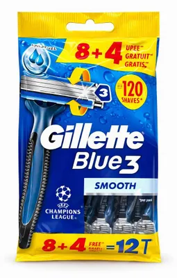 Image de Rasoir Gillette Blue 3 Smooth, lot de 12