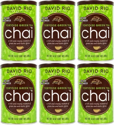 Produktbild von David Rio Tortoise Green Tea Chai 6x398g