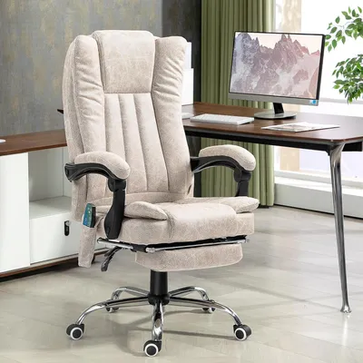 Zdjęcie produktu dla Krzesło biurowe z funkcją masażu - Krzesło biurowe - Krzesło ergonomiczne - Krzesło do pracy - Krzesło obrotowe - Masaż wibracyjny z 6 punktami