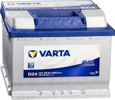 Produktbild von Varta Blue Dynamic, 60 Ah, 12 V, 540 A, Auto, B13, Blau, Weiß