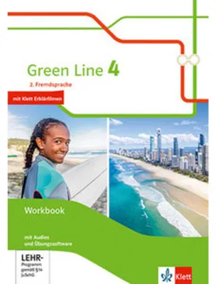Produktbild von Green Line 4. Ausgabe 2. Fremdsprache. Workbook mit Audio-CD und Übungssoftware Klasse 9