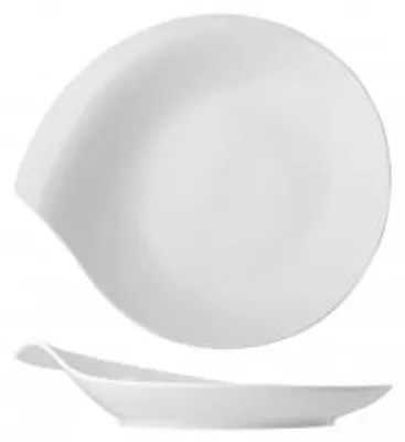 Immagine prodotto di H&H Piatto In Porcellana, Ø 30 Cm, Bianco