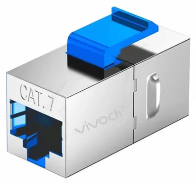 Image de 6 connecteurs Keystone Cat7 pour câble Ethernet