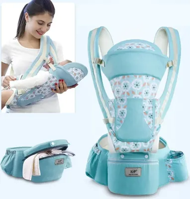 Produktbild von Bauchtragen 0-48M Ergonomische Babytrage 15 Mit Way Infant Baby Hipseat Carrier Vorderseite mit Blick auf Ergonomic Kangaroo Baby Wrap Sling Travel,Babytrage 2