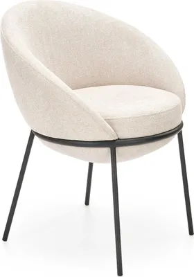 Produktbild von Halmar Esszimmerstuhl K482 - beige / schwarz