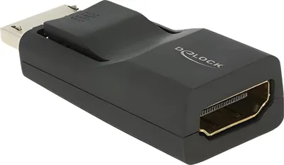 Obrázok produktu pre Delock Adaptér DisplayPort 1.2 samec > HDMI samica čierna