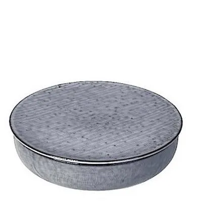 Produktbild von broste Copenhagen Nordic Sea tiefer Teller 17 cm, Grausgrün, 14533140-4er Set