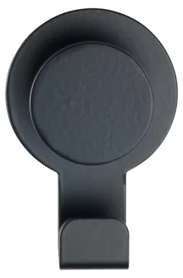 Produktbild von Blandas Wandhaken, mattschwarz – selbstklebender Haken, kein Bohren erforderlich, Handtuchhalter, Edelstahl, rostfrei, 5 x 7,5 x 2,5 cm, schwarz