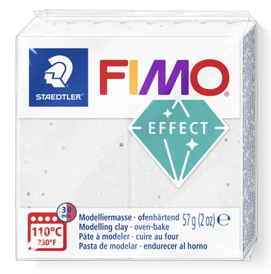 Produktbild von STAEDTLER FIMO effect 8010 Stone ofenhärtende Modelliermasse Einzelprodukt, 57g, stein weißer granit