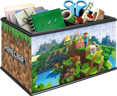 Obrázok produktu pre RAVENSBURGER 3D úložný box na puzzle: Minecraft 216 dielikov