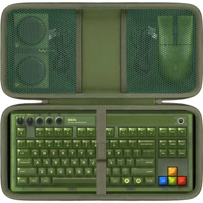 Immagine prodotto di Custodia per tastiera meccanica da gaming retrò, con 87 tasti
