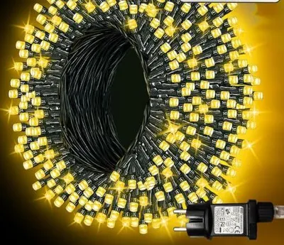 Lichtsnoer 30 m, 300 LEDs, warmweiß, dimmbar, für Innen & Außen