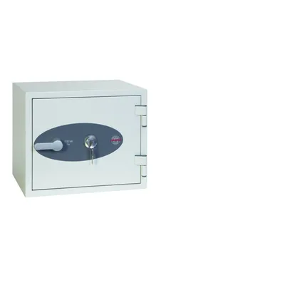 Produktbild von Phoenix Safe Co. Titan FS1281K, Bodensicher, 19 l, Weiß, Schlüssel, Stahl, Flur
