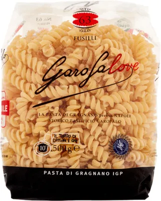 Image de Fusilli n°63, marque Garofalo, 500 g
