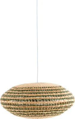 Produktbild von Light & Living - hängeleuchte - Tawela - grün - rattan - E27 - 2987076