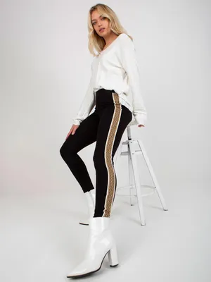 Produktbild von Bouquet Leggings für Frauen Ausendus schwarz-beige M