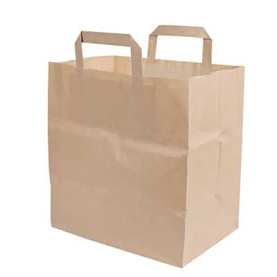 Produktbild von Tragetasche 25 x 17 x 26 cm (B x H x T) Kraftpapier braun 250 St./Pack.