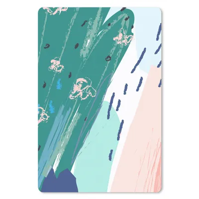 Produktbild von MuchoWow® Mauspad Mousepad Sommer - Farbe - Grün 18x27 cm - Mousepads - Maus Mat - Pad - Mausunterlage