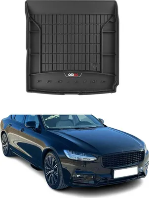 Image de OMAC Bac de coffre en caoutchouc pour Volvo S90 2016-2025 TPE Bac de coffre noir