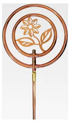 Produktbild von Rotierender Rasensprenger Blume aus Kupfer mit Erdspieß