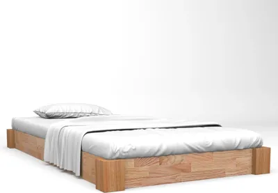 Obrázok produktu pre Posteľný rám, dubový masív 90x200 cm
