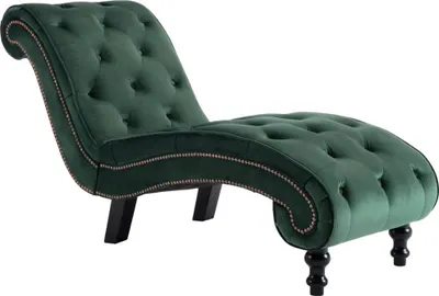 Obrázok produktu pre vidaXL Chaiselongue Grün Samt
