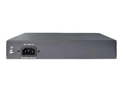 Immagine prodotto di DIGITUS DN-95323-1 - Switch - non gestito - 8 x 10/100 (PoE+) + 2 x 10/100 (Uplink) - Desktop - PoE+ (120 W)