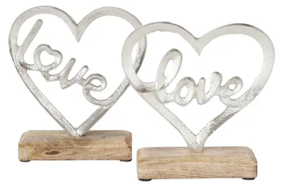 Produktbild von Dekoaufsteller Love Herz 2 Ausführungen B:16/H:17/T:5cm Stückpreis