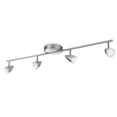 Produktbild von Philips myLiving MAPLE LED-Spot matt verchromt, Nicht austauschbare(s) Leuchtmittel, 4 Glühbirne(n), LED, 2700 K, 220-240 V, Chrom