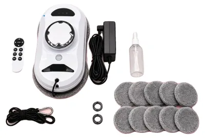 Produktbild von Fensterreinigungsroboter, Intelligente Saugkraft, Fernbedienung, WEISS, 220V-240V EU-Stecker