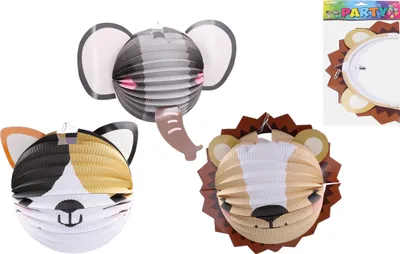 Obrázek produktu pro Lampion koule 25 cm Zvířátka