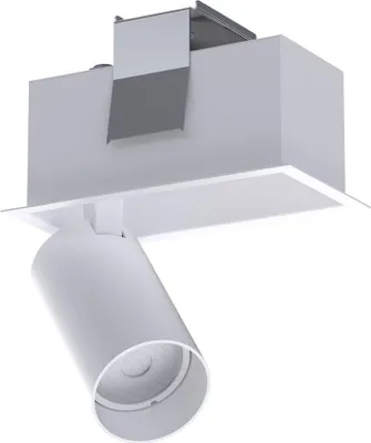 Produktbild von Einbaustrahler Metall GU10 verstellbar Weiß Modern