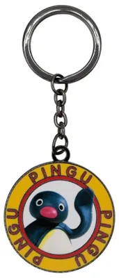 Productafbeelding van Pingu sleutelhanger, nootmotief, limited edition