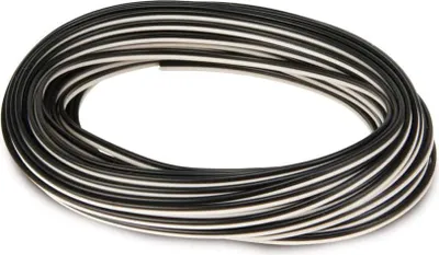 Obrázok produktu pre RAUTRONIC dvojlinka, 2x 0,14 mm², čierna/biela, 10 m