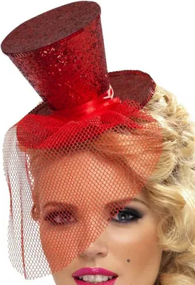Produktbild von Zylinder Haarreif rot - Fasching Karnevalskostüm