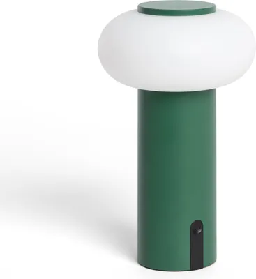 Produktbild von LED Tischlampe Tragbar für Aussen Metall mit Aufladbarer Batterie Katse Grün