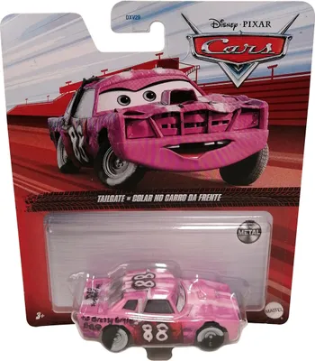 Produktbild von Mattel FLM04 Disney Pixar Cars 3 Tailgate Colar no Carro da Frente Crashderbyfahrzeug Rennauto Actionauto Pink Maßstab 1:55