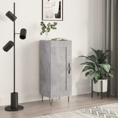 Produktbild von vidaXL Sideboard Betongrau 34,5x34x90 cm Holzwerkstoff