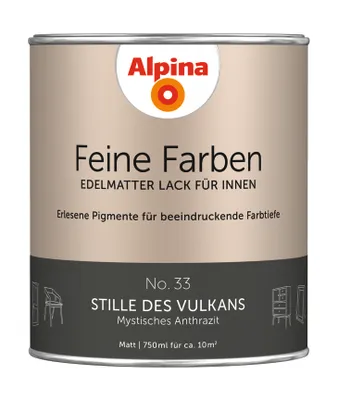 Produktbild von Alpina Feine Farben Lack No. 33 Stille des Vulkans edelmatt 750 ml