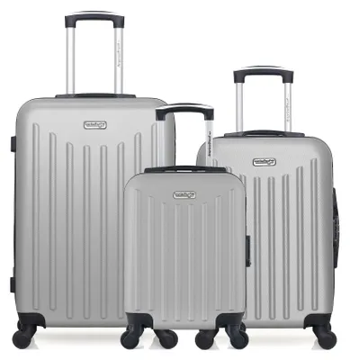 Produktbild von AMERICAN TRAVEL – 3er-Set – Wochenendkoffer, Handgepäckkoffer und Handgepäckkoffer XXS BROOKLYN