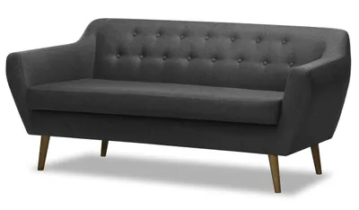 Produktbild von Moderne Apple 3-Sitzer Samtstoff Sofa