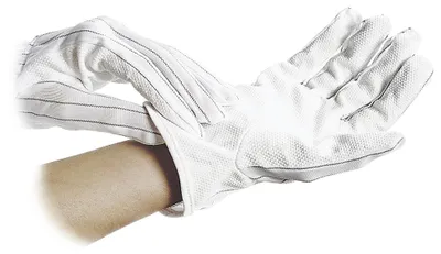 Obrázek produktu pro WETEC WETEC rukavice, šité, ESD, L (ochranné rukavice) (balení po 10 párech)