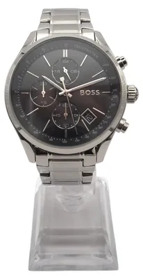 Produktbild von ChronoMeister Armbanduhr Boss Grand Prix Chronograph 1513477 Herrenuhr Edelstahl Silber Neu