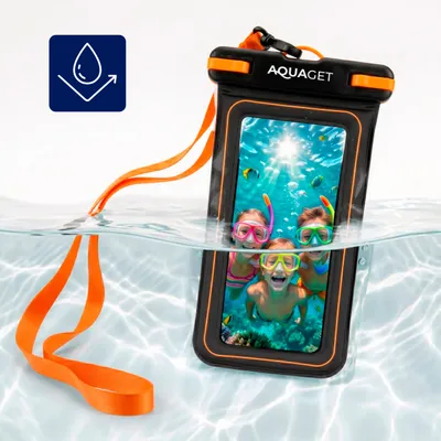 Productafbeelding van Waterdichte Telefoonhoes | Drybag | 19 X 11 cm | Transparant