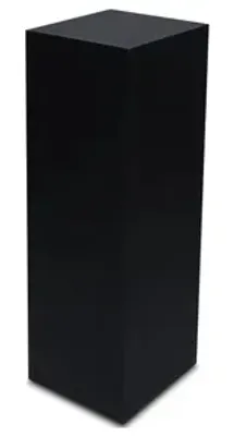Obrázok produktu pre STEMA Seyfried Dekoratívny stĺp, stĺp na rastliny, stĺp na kvety - 80x25x25cm - Čierna matná