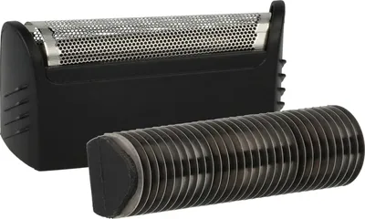 Produktbild von vhbw Kombi-Pack Scherteil kompatibel mit Braun 2560, 2540, 2540s, 2040, 2060, 2035, 5459, 5461 Elektrorasierer, Folie + Messerblock, schwarz/silber