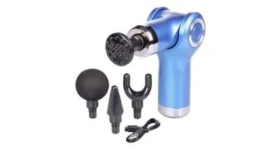 Obrázok produktu pre Massage Gun Mini vibračná masážna pištoľ modrá